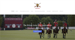 Desktop Screenshot of britisharmypolo.org